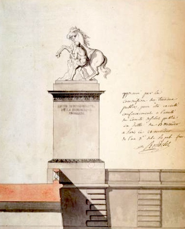 6 Projet piedestal statue Chevaux de Marly Delannoy.jpg